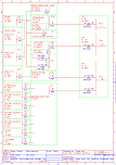 Image of Power distribution diagram  to power cabins